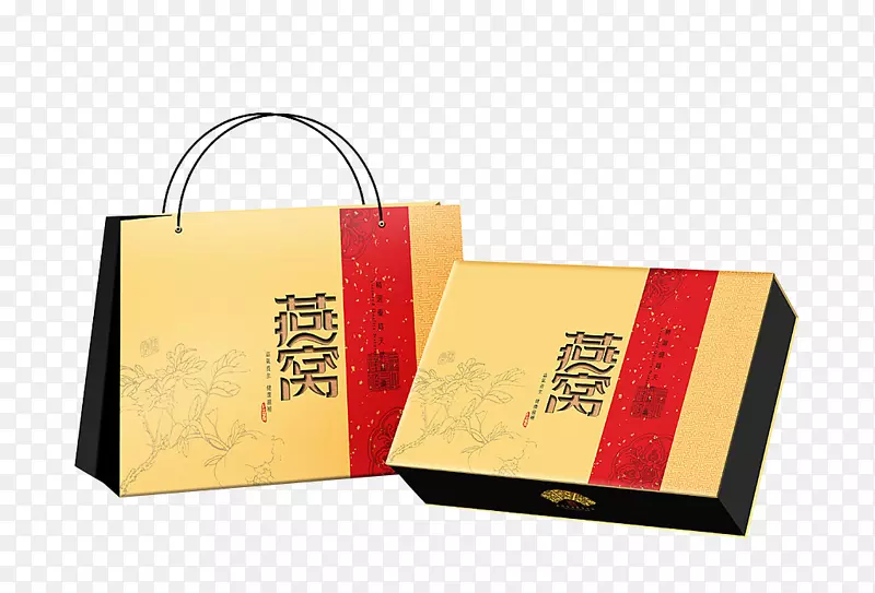 食用鸟巢盒、纸包装和标签食品补充剂-通用燕窝包装礼品盒