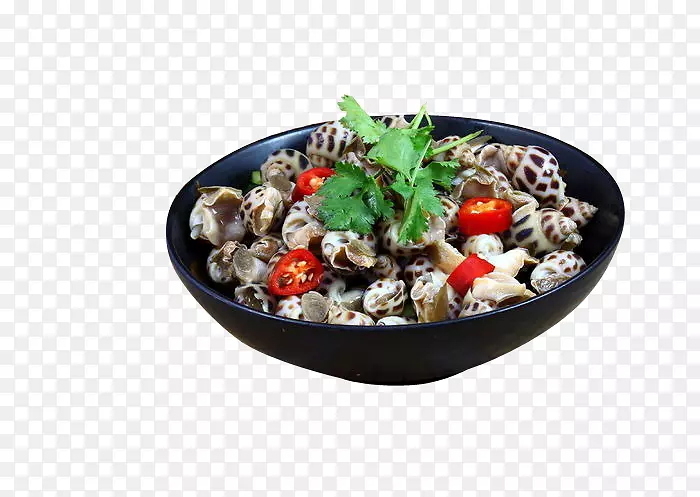 海鲜、菜、火锅、素食料理-色拉蜗牛