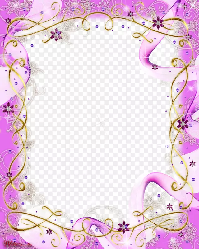 画框-紫色框