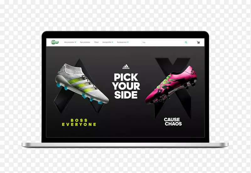 广告设计师下载-鞋广告屏幕笔记本电脑