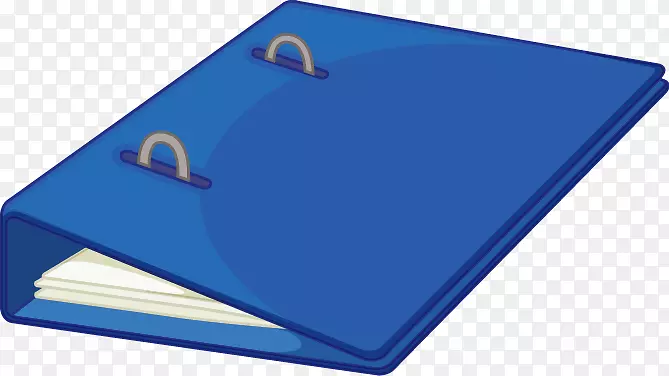 目录计算机文件-蓝色文件夹书