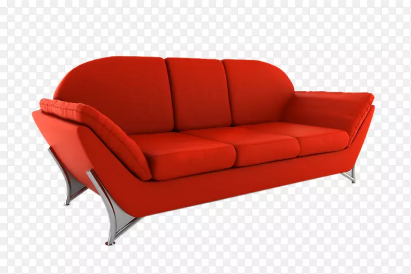 沙发家具办公室沙发-红色沙发