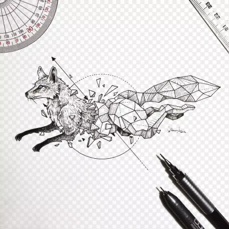菲律宾素描故事：Kerby Rosane的素描画册艺术插图画家-手绘狐狸
