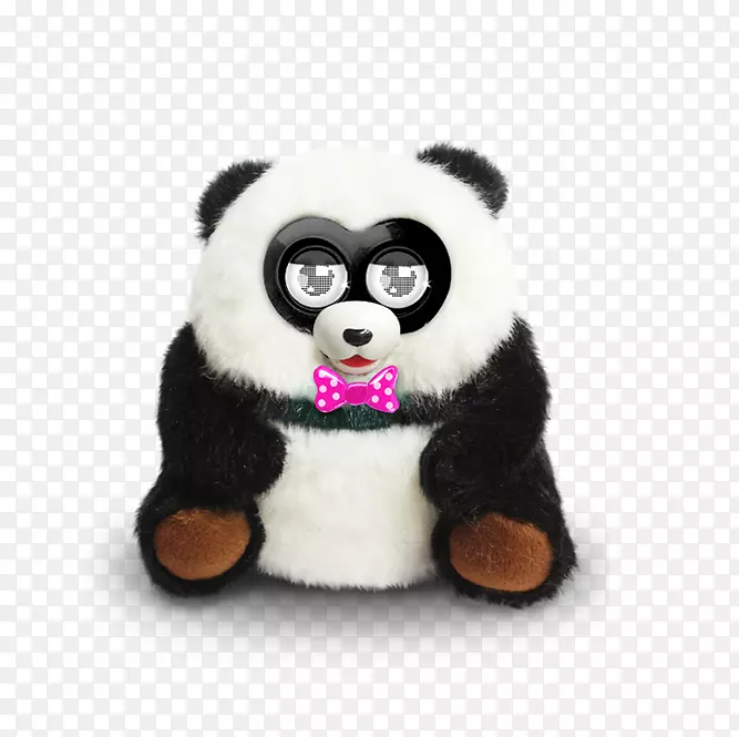 大熊猫麦克风红色熊猫玩具