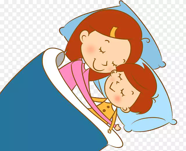 母亲睡眠-婴儿母亲与婴儿睡眠图片材料