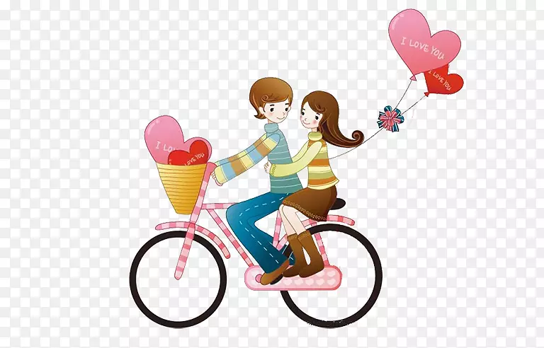 壁纸贴纸自行车情侣壁纸-浪漫自行车