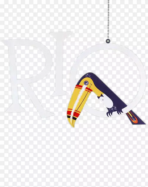 里约热内卢海报版画制作插画家-英文版里约热内卢配鹦鹉