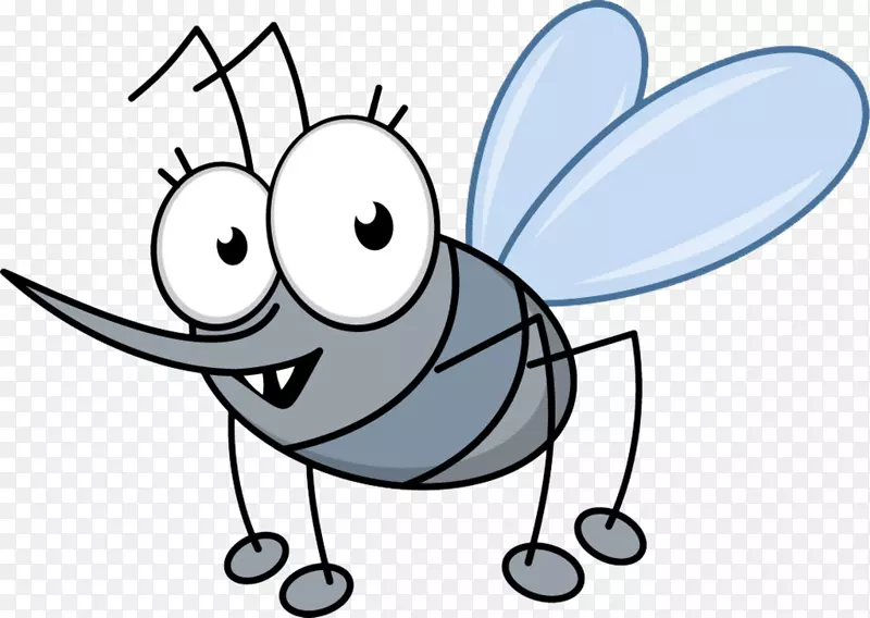昆虫蝴蝶卡通-卡通蚊子