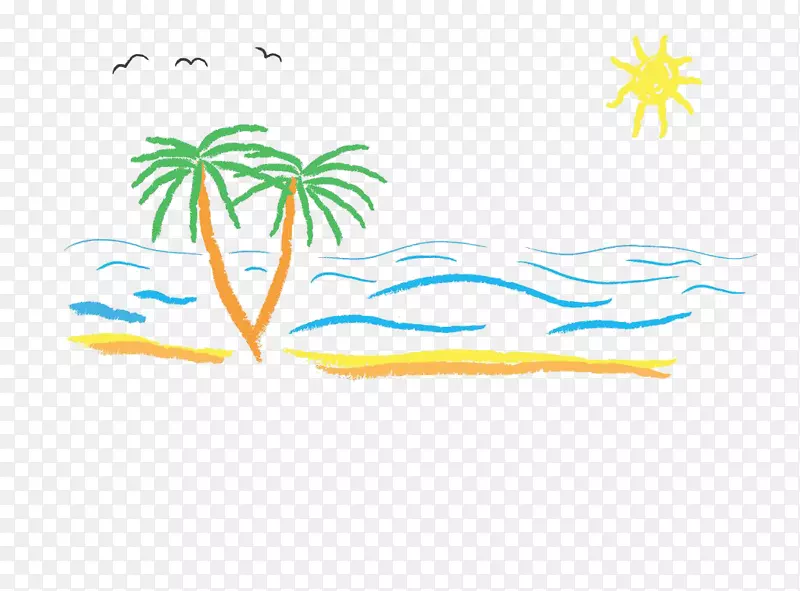 儿童绘画插图.海
