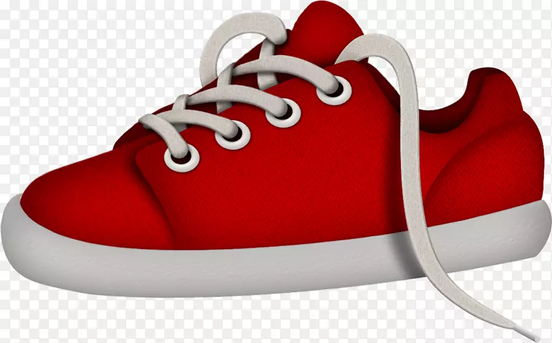运动鞋休闲鞋.漂亮的红色鞋
