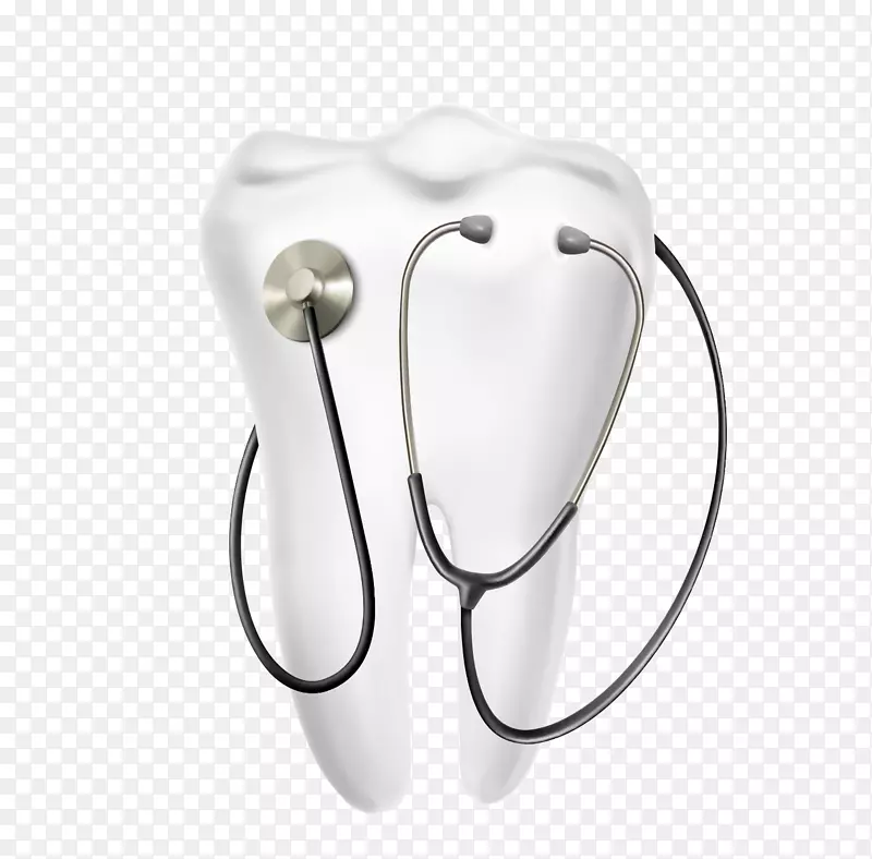 牙齿听诊器牙科-听诊器牙齿