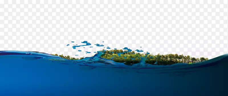 水资源绿松石墙纸-海浪岛