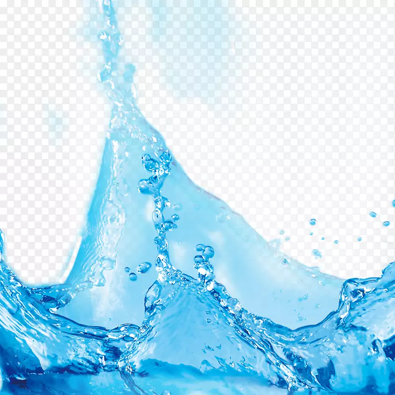 水处理服务广告资源.惊人的水滴