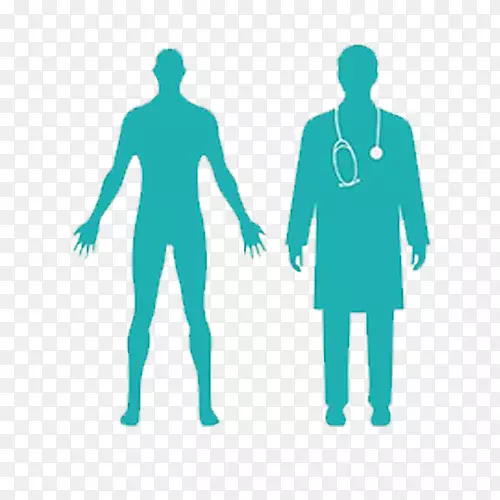 人体信息图形-医生轮廓