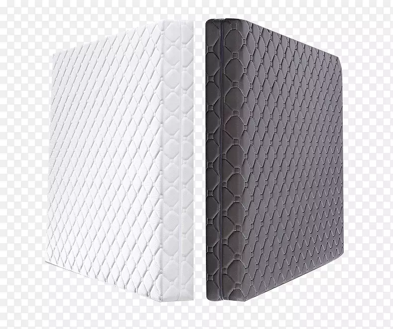材质角型黑白双色床垫