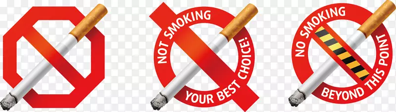 禁烟cdr剪贴画-禁止吸烟图标