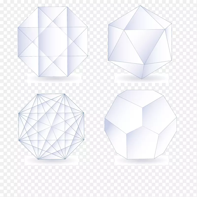 对称图案多角立方体