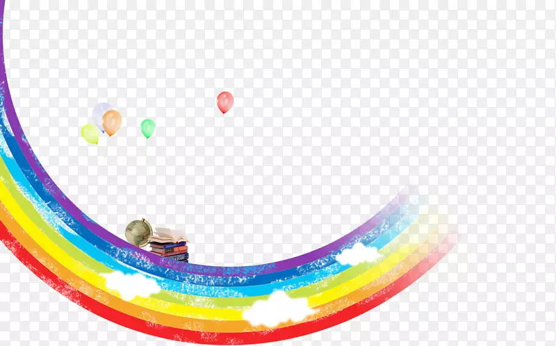 儿童行为检查表尿布彩虹-彩虹气球