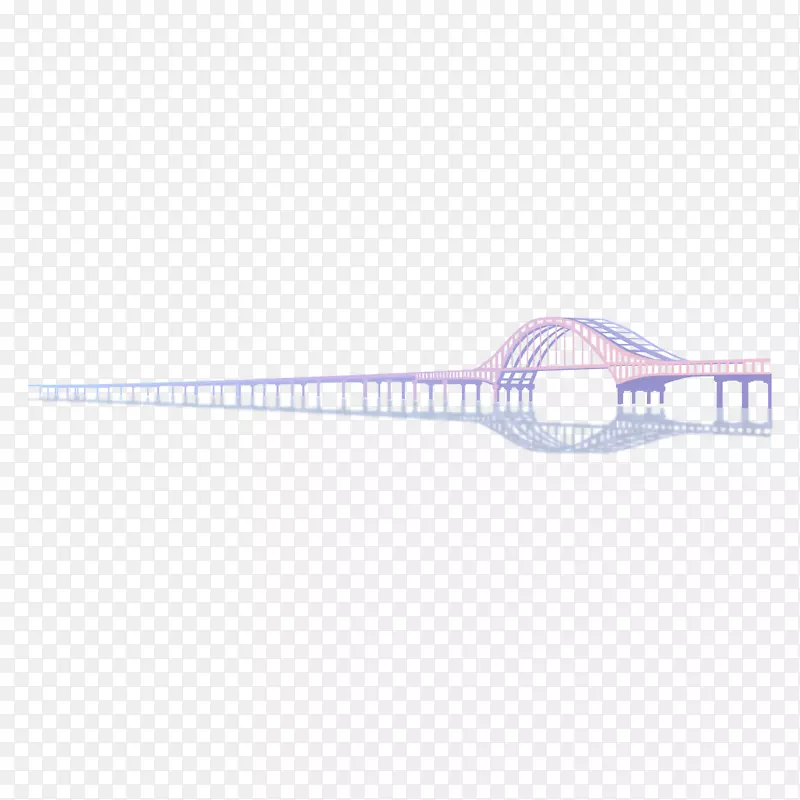 紫色材料区图案-缩微桥