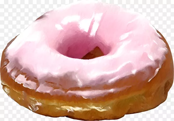 苹果甜甜圈波士顿奶油甜甜圈粉红盒甜甜圈-粉红色甜甜圈