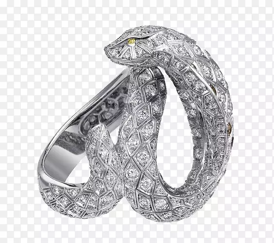 蛇耳环钻石首饰.蛇环