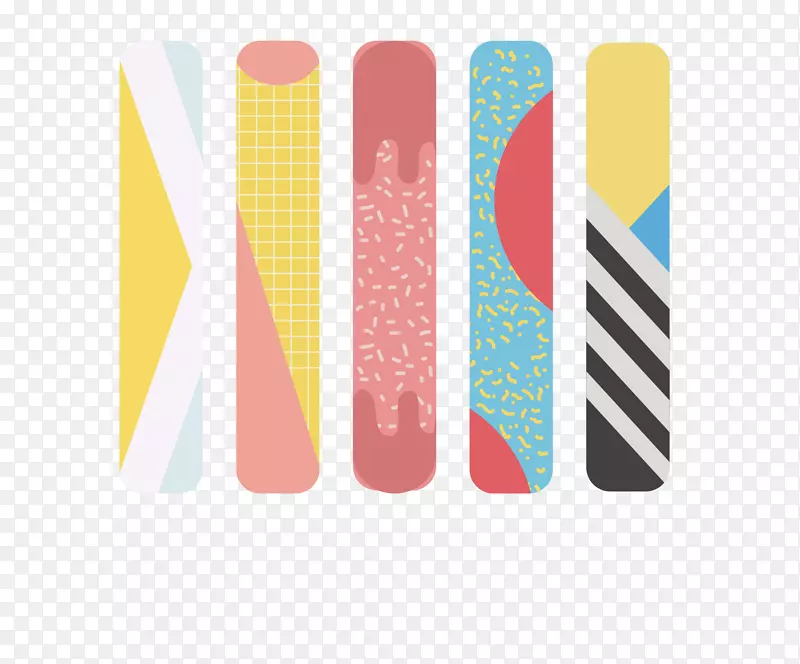 彩色滑雪板