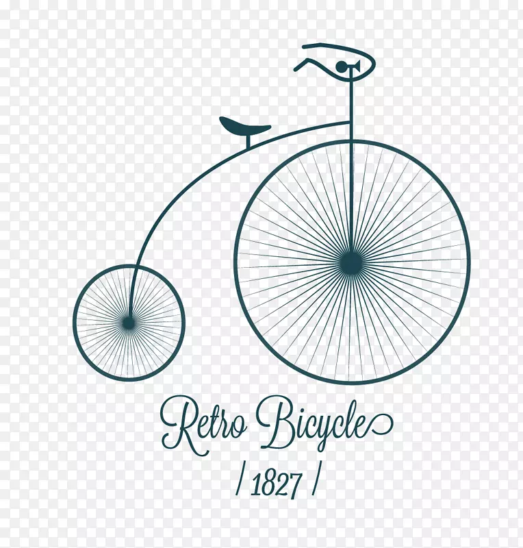 复古风格的显示分辨率壁纸-自行车