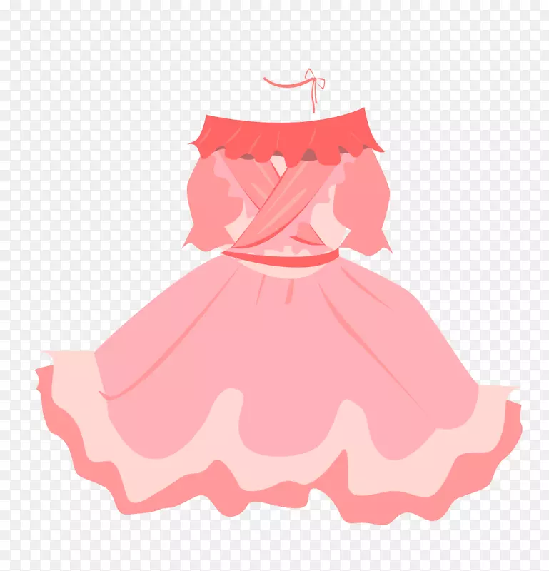 粉色公主裙