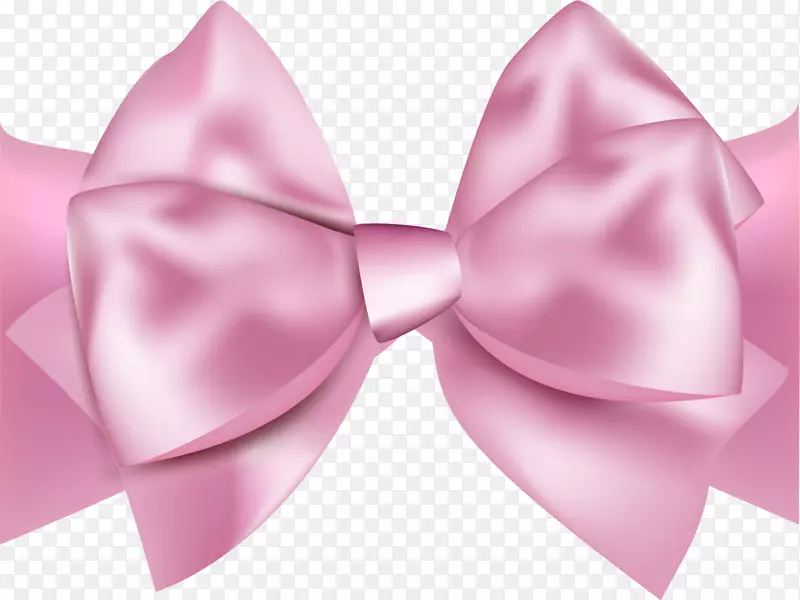 粉色剪彩艺术-粉红色卡通蝴蝶结
