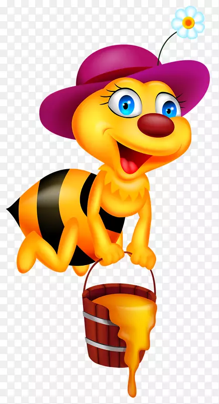蜜蜂卡通插图-蜜蜂