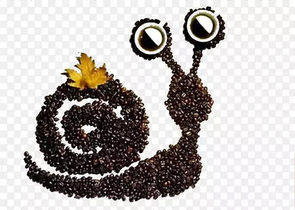 咖啡工艺种子纸创意-蜗牛
