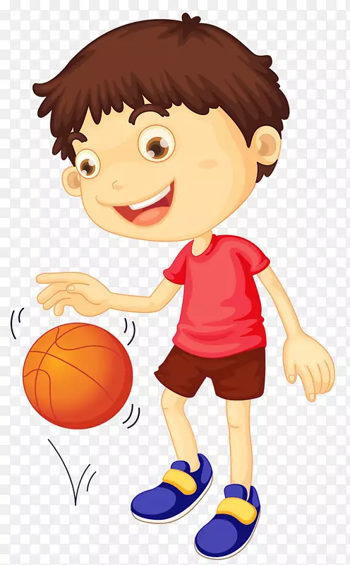玩具儿童免费内容剪辑艺术-大男孩篮球