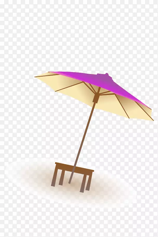 沙滩伞-手绘沙滩伞