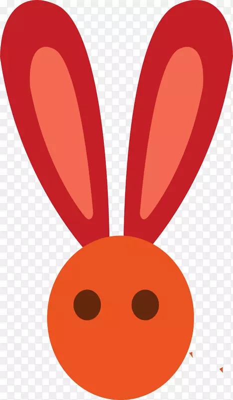 欧洲兔褐斑家兔耳-简单红兔