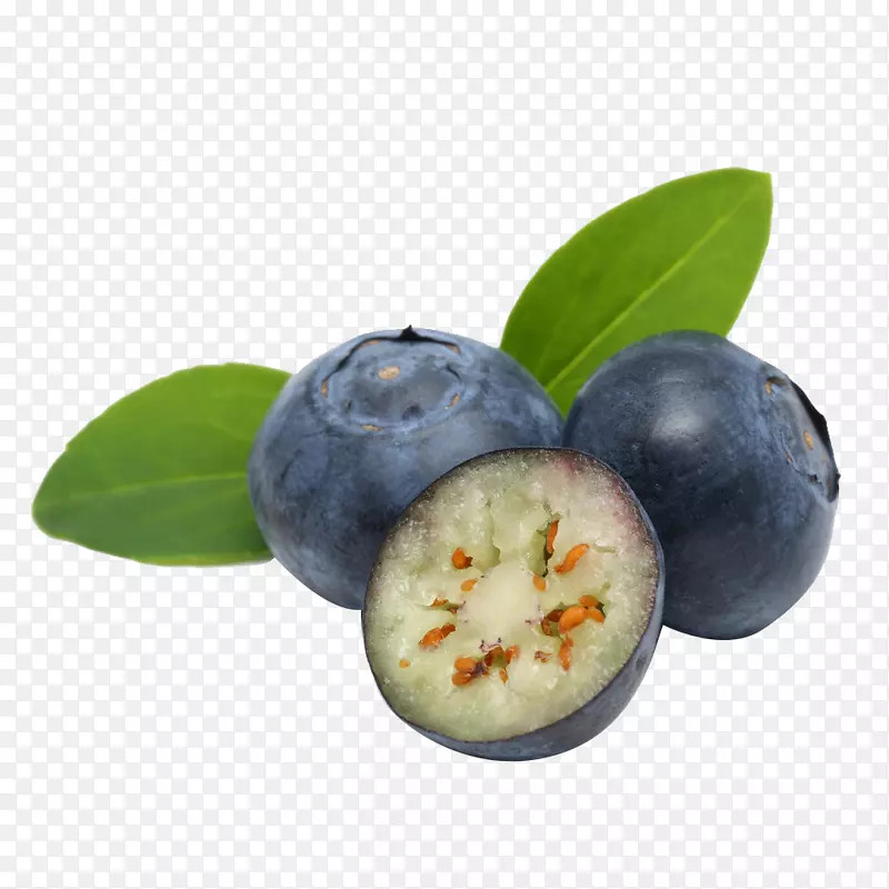 果汁蓝莓水果苹果面包切好的蓝莓