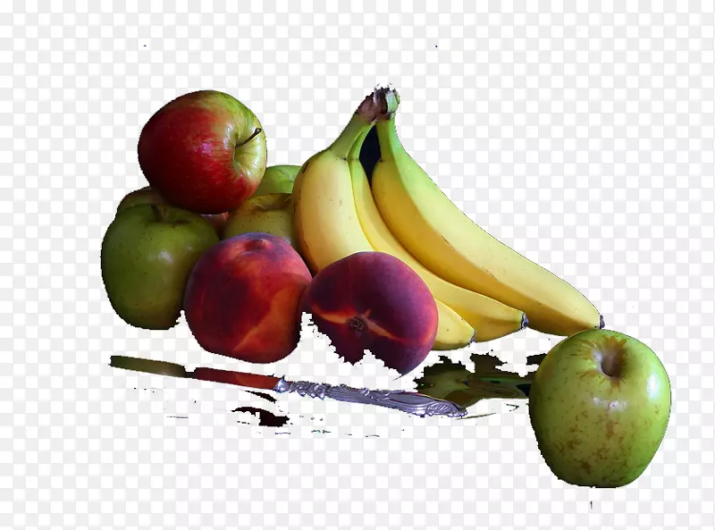 香蕉苹果静物水果奥格里斯苹果香蕉李子
