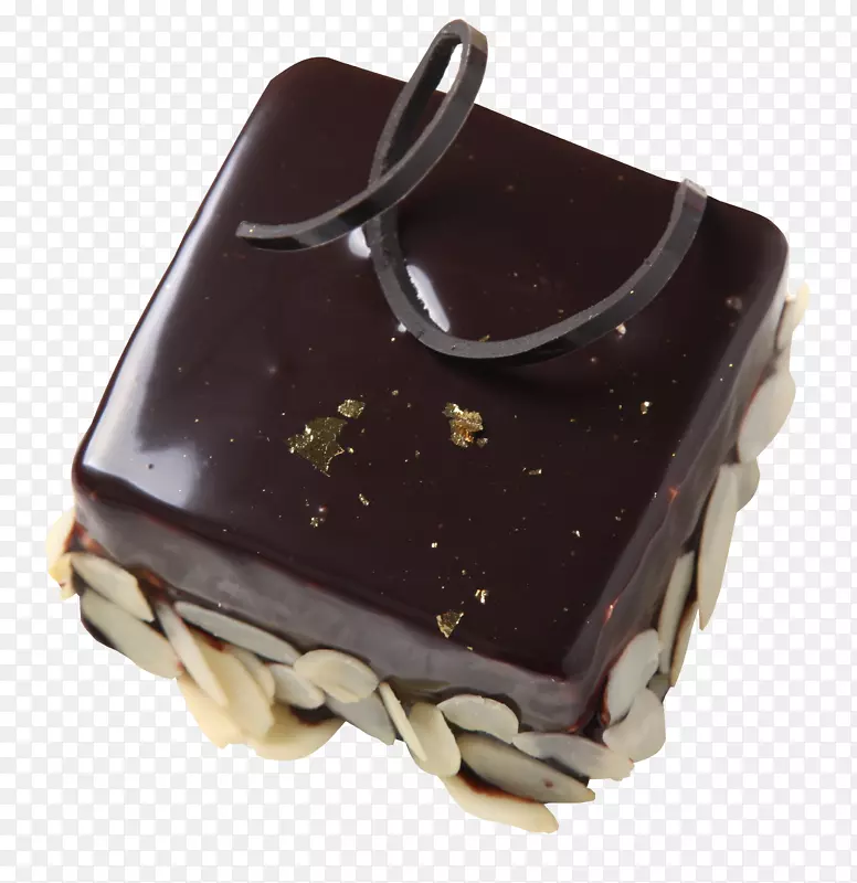 巧克力蛋糕加纳奇袋装月饼-食物巧克力蛋糕西点