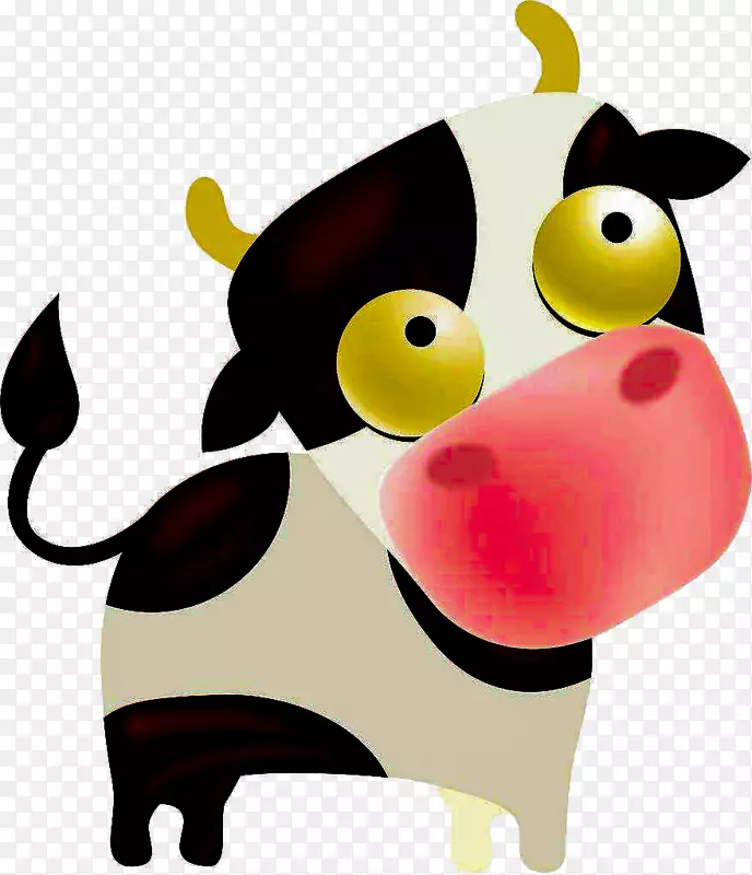 奶牛-可爱的小牛