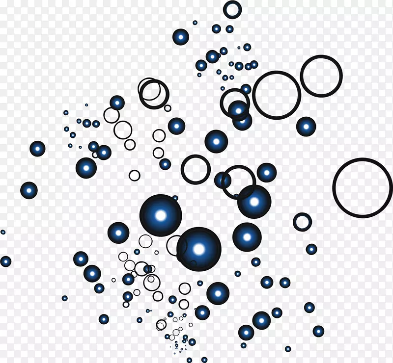 蓝色图形设计圆圈-蓝色圆圈图案