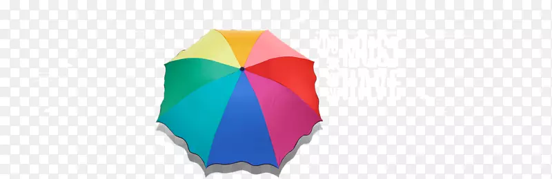 平面设计品牌壁纸-海报彩虹伞