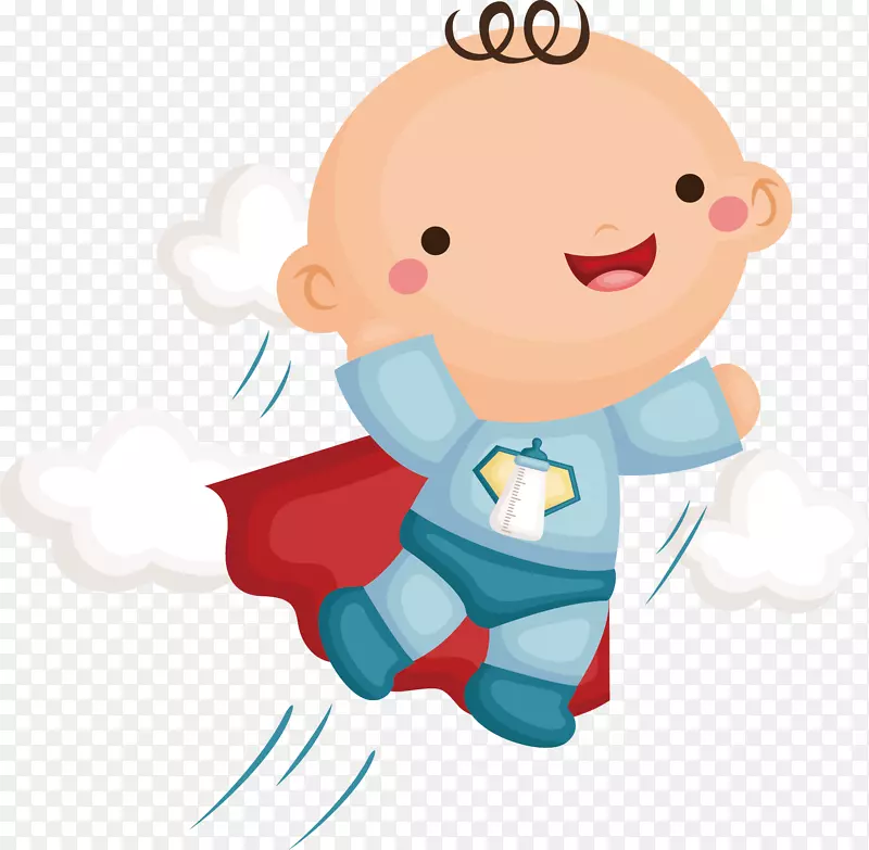 婴儿超级英雄卡通儿童-男婴装饰材料