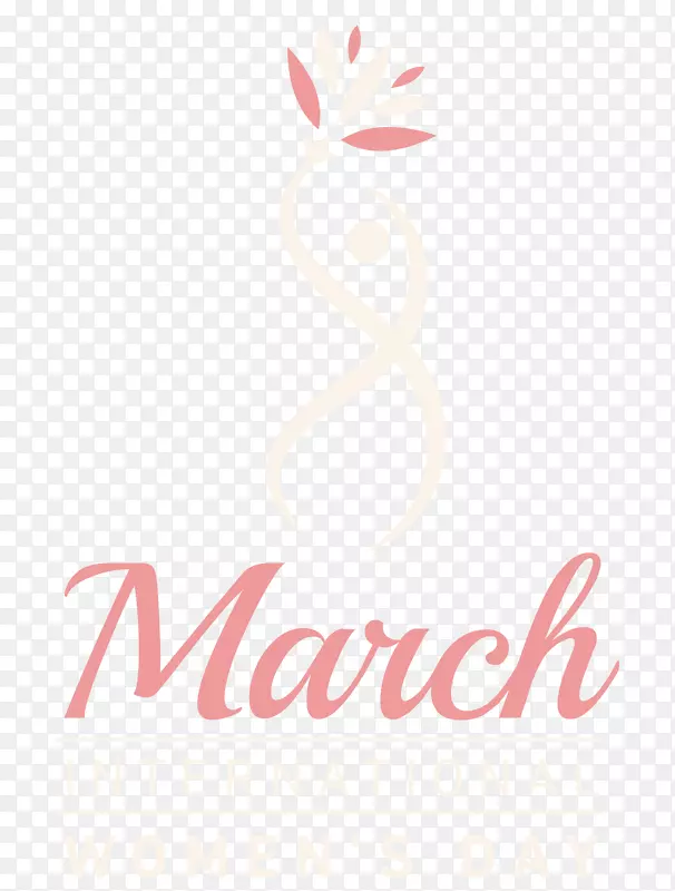国际妇女节3月8日贺卡女子-妇女节形状38字型设计