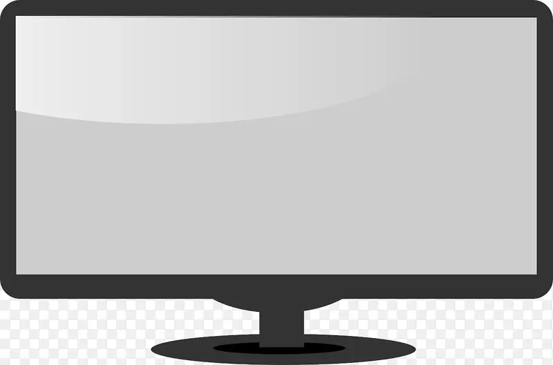 大屏幕电视技术电脑显示器平板显示剪贴画黑色服务器
