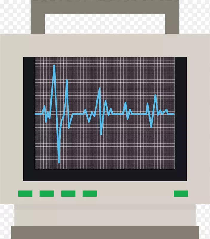 心电监护心率图标心电监护仪