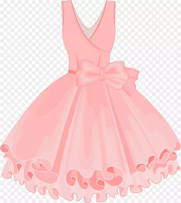 裙子礼服.粉红礼服