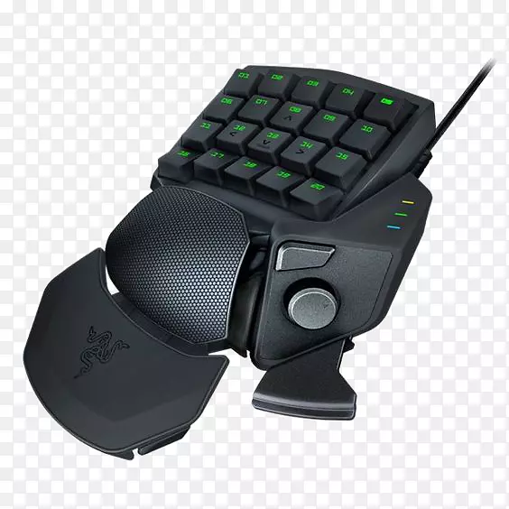 电脑键盘游戏键盘Razer公司。游戏控制器开关-鼠标
