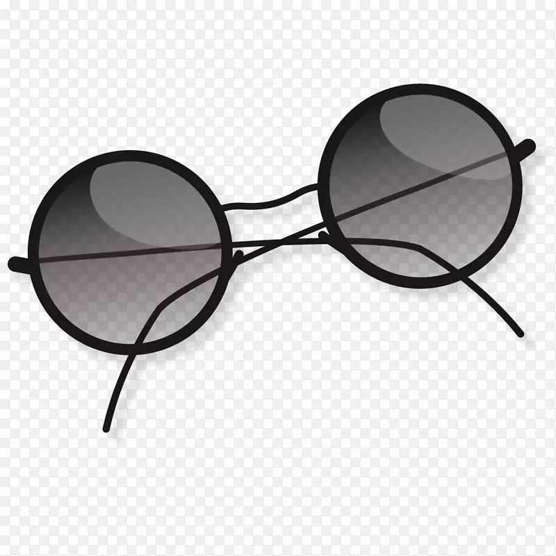 飞行员太阳镜，护目镜，射线禁令-黑色太阳镜