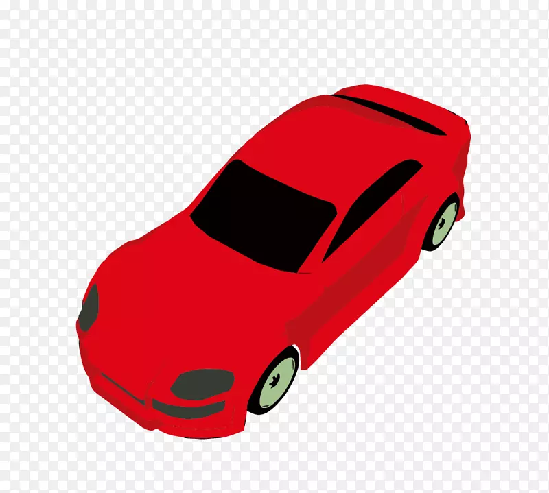 跑车豪华车汽车设计红豪华车