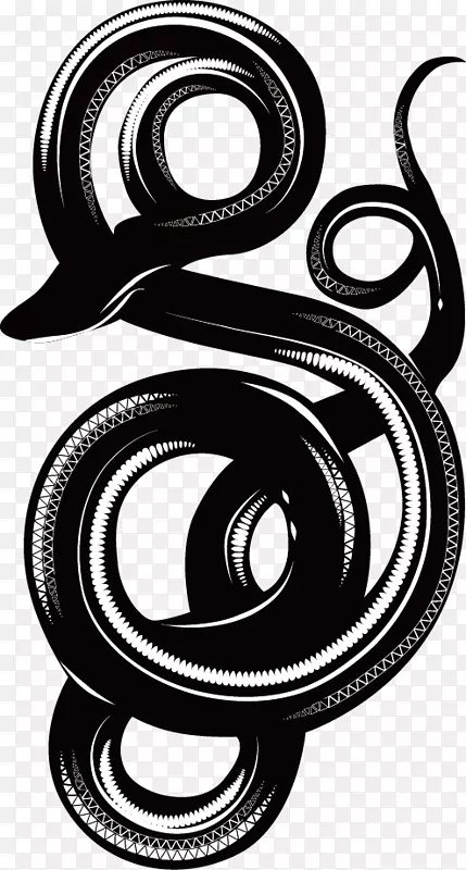 黑白图腾-黑白蛇图腾
