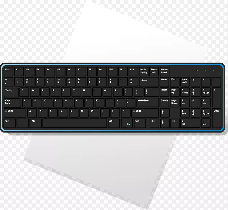 计算机键盘空格键数字键盘笔记本电脑硬件键盘